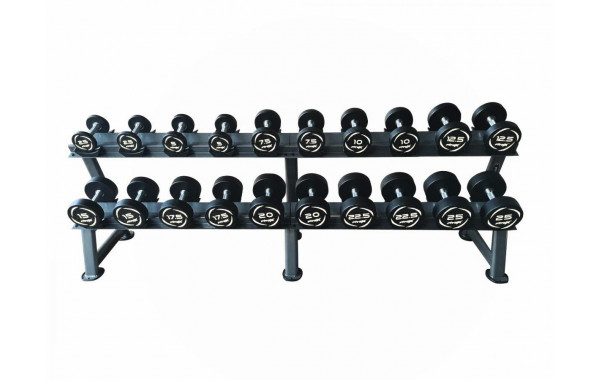 Комплект PVC гантелей 2,5-25кг (10пар) со стойкой V-Sport FTX-312.1 600_380