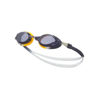Очки для плавания детские Nike Chrome Youth, NESSD128079, дымчатые линзы, регул .пер., желто-черн оправа