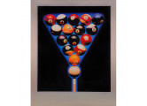 Постер Balls in Blue 07969 вертикальный 76×60см, цветной