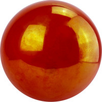 Мяч для художественной гимнастики однотонный d19см AG-19-03 ПВХ, красный