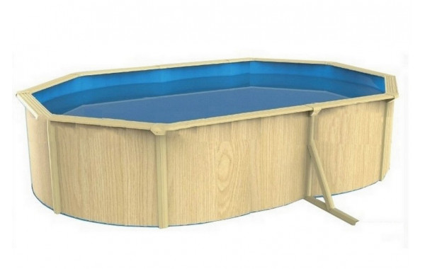 Морозоустойчивый бассейн овальный 910x460x130 см Poolmagic Wood Premium 600_380
