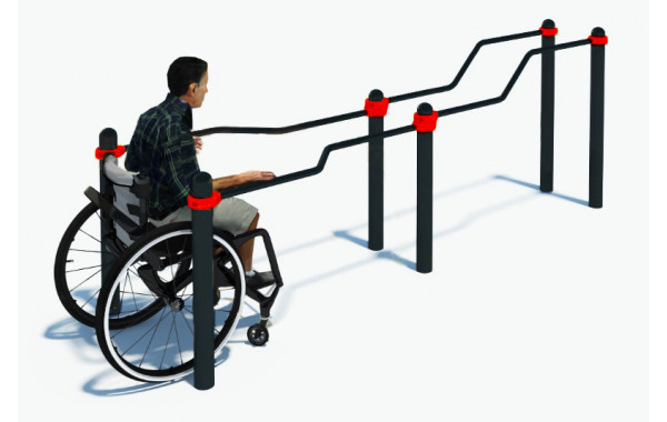Рукоход для инвалидов-колясочников многоуровневый W-8.01 5194 600_380