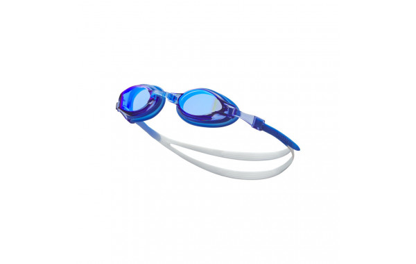 Очки для плавания Nike Chrome Mirror, NESSD125494, зеркальные линзы, регул. пер., синяя оправа 600_380