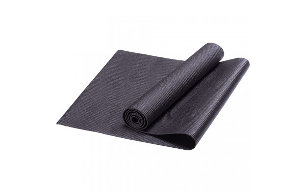 Коврик для йоги Sportex PVC, 173x61x0,4 см (черный) HKEM112-04-BLK 600_380