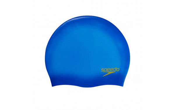 Шапочка для плавания детская Speedo Plain Moulded Silicone Cap Jr 8-7099015965 синий 600_380