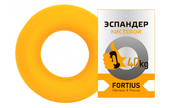 Эспандер-кольцо Fortius 40 кг H180701-40MY желтый 600_380