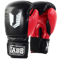 Перчатки боксерские (иск.кожа) 8ун Jabb JE-4056/Eu 56 черный\красный