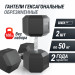 Гантель гексагональная обрезиненная 50 кг UnixFit DBHEX50x2 2 шт 75_75