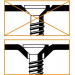 Набор труб Haspo (модифицированный 80 х 40 мм) для укрепления рамы-основания 924-122 75_75