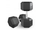 Гантель гексагональная обрезиненная 45 кг UnixFit DBHEX45x2 2 шт