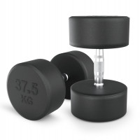 Гантель круглая обрезиненная 37.5 кг UnixFit PRO DBRND37_5PBKx2 2 шт