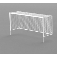 Ворота футбольные 500х200х150 см Glav алюминиевый профиль овальный 100х120 мм, со стаканами 15.107-AL.ОС