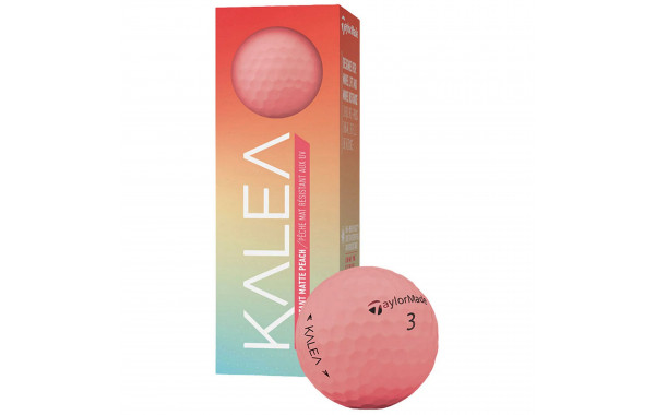 Мяч для гольфа TaylorMade Kalea N7641901 персиковый неон (3шт) 600_380