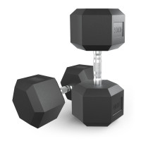Гантель гексагональная обрезиненная 40 кг UnixFit DBHEX40x2 2 шт
