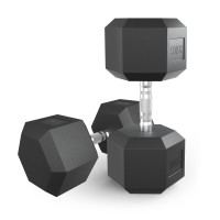 Гантель гексагональная обрезиненная 35 кг UnixFit DBHEX35x2 2 шт
