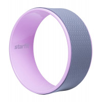 Колесо для йоги Star Fit d32см YW-101 розовый пастель\серый