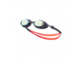 Очки для плавания Nike Chrome Mirror, NESSD125710, зеркальные линзы, регул .пер., черная оправа