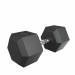 Гантель гексагональная обрезиненная 45 кг UnixFit DBHEX45x2 2 шт 75_75