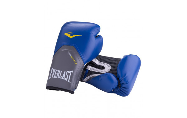 Перчатки боксерские Everlast Pro Style Elite 2208E, 8oz, к/з, синий 600_380