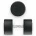 Гантель круглая обрезиненная 42,5 кг UnixFit PRO DBRND42_5PBKx2 2 шт 75_75