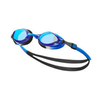 Очки для плавания детские СИНИЕ линзы, регул .пер., сине-черная оправа Nike Chrome Youth NESSD126458