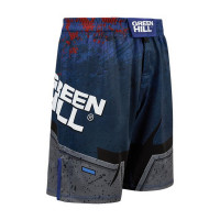 Шорты MMA Green Hill HARDCORE MMI-10568 синий