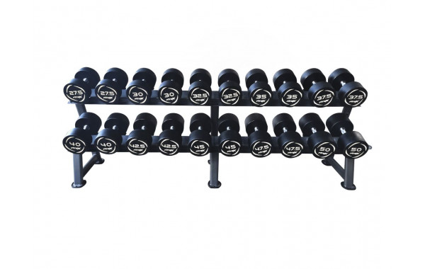 Комплект PVC гантелей 27,5-50кг (10пар) со стойкой V-Sport FTX-313.1 600_380