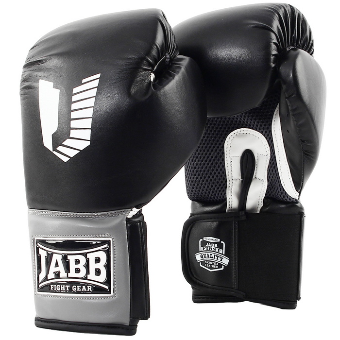 Боксерские перчатки Jabb JE-4082/Eu 42 черный 10oz 700_700