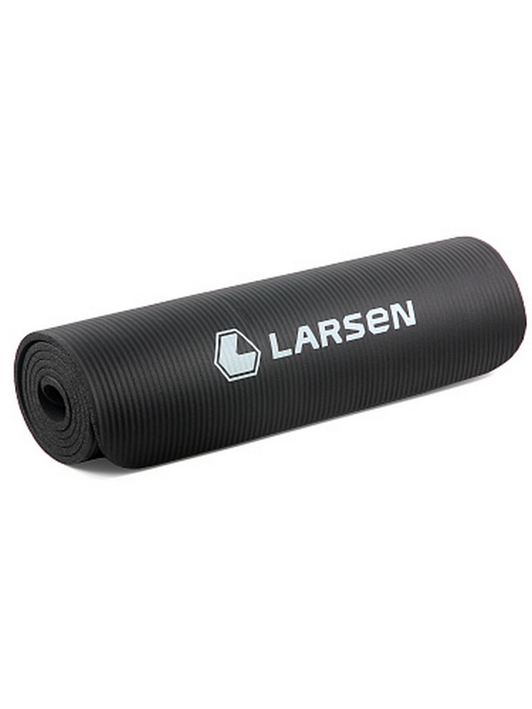 Коврик для фитнеса и йоги 183х61х1см, NBR ECE Larsen 069 чёрный 600_800