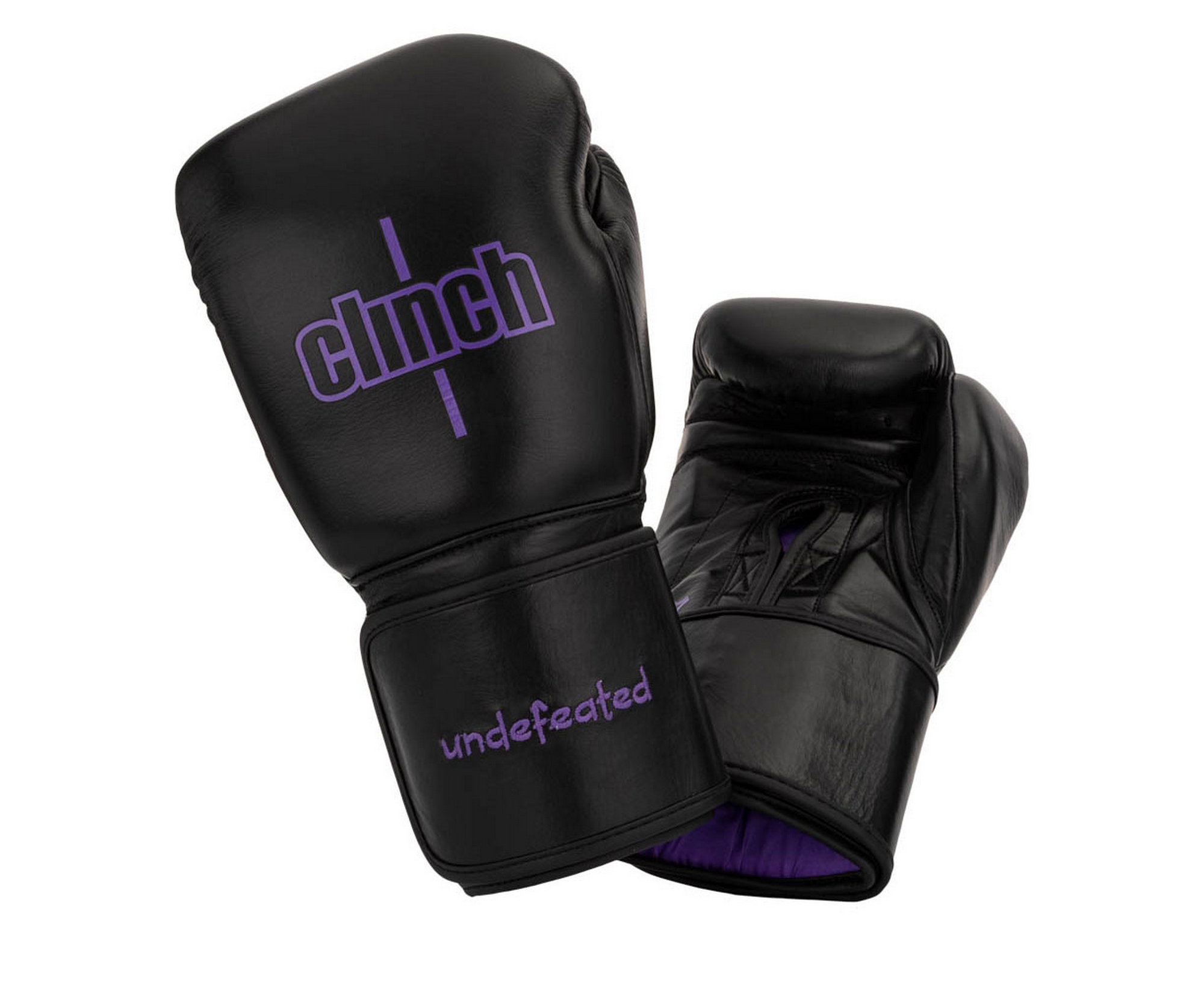 Перчатки боксерские Clinch Undefeated C161 черный 2000_1634