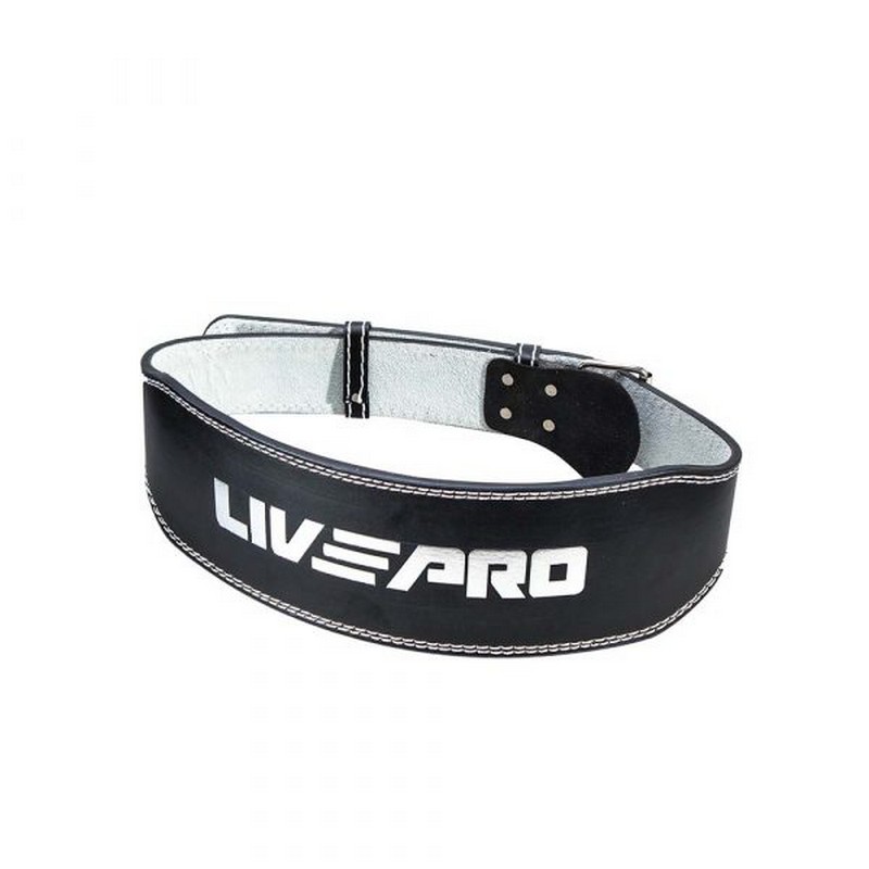 Атлетический пояс Live Pro Weightlifting Belt LP8067-L размер L, черный 800_800