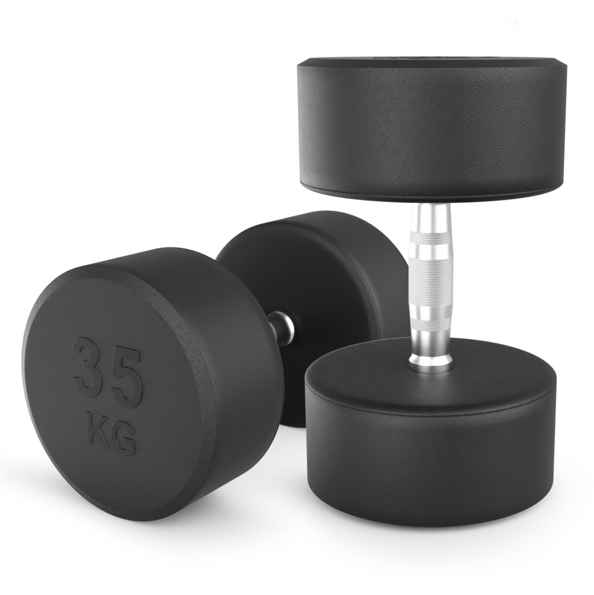 Гантель круглая обрезиненная 35 кг UnixFit PRO DBRND35PBKx2 2 шт 1999_2000