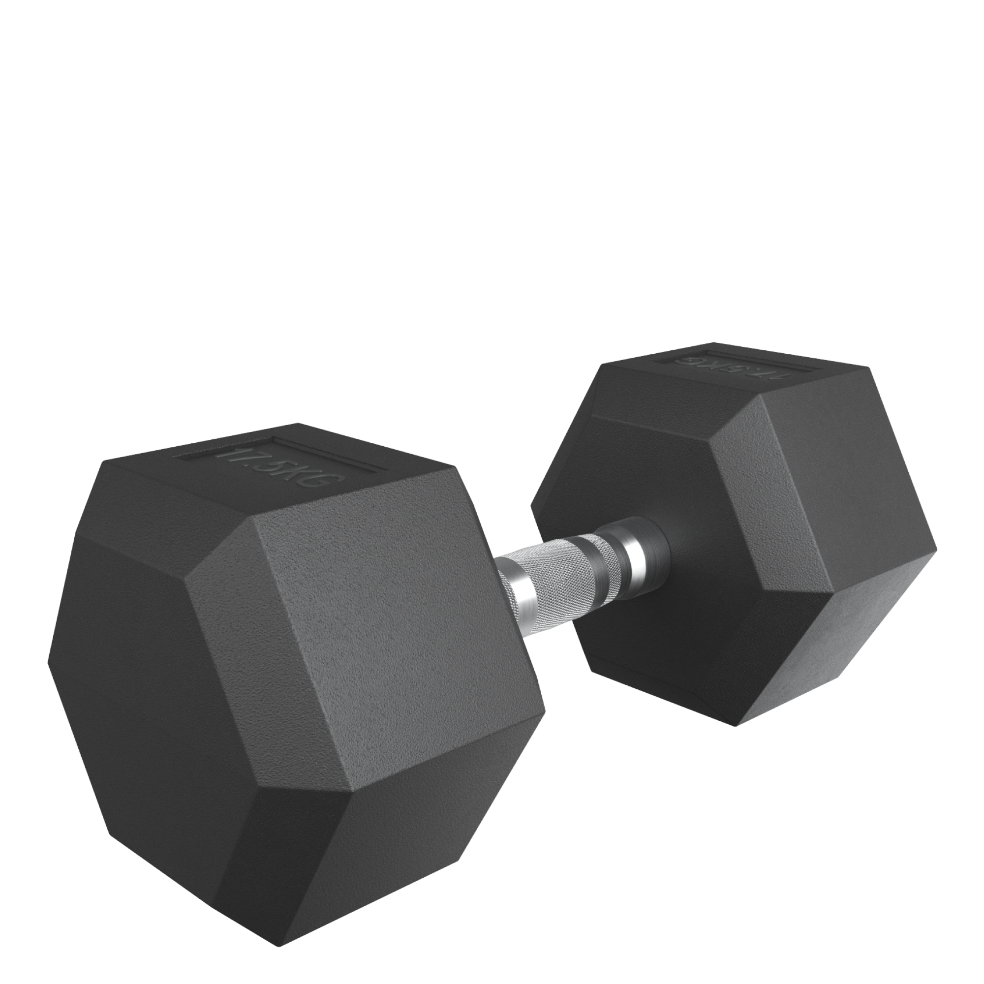 Гантель гексагональная обрезиненная 17,5 кг UnixFit DBHEX17_5x2 2 шт 2000_2000