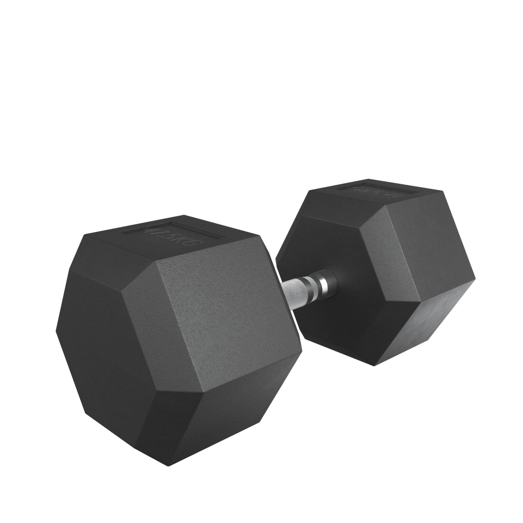 Гантель гексагональная обрезиненная 47,5 кг UnixFit DBHEX47_5x2 2 шт 2000_2000