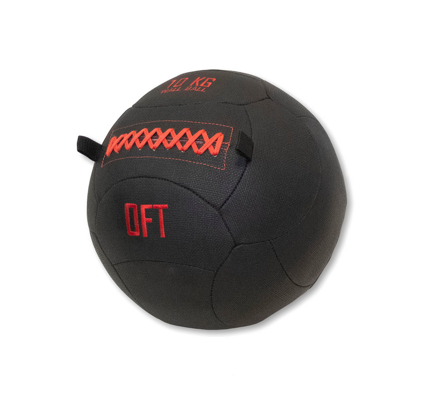 Тренировочный мяч Wall Ball Deluxe 10 кг Original Fit.Tools FT-DWB-10 876_800