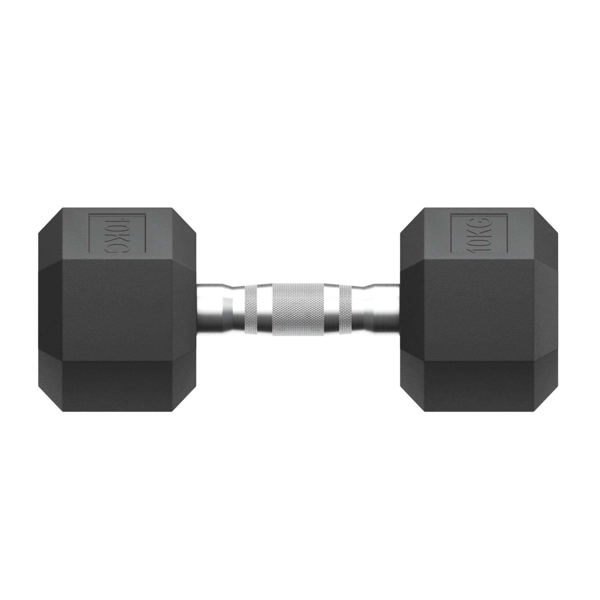 Гантель гексагональная обрезиненная 10 кг UnixFit DBHEX10x2 2 шт 2000_2000