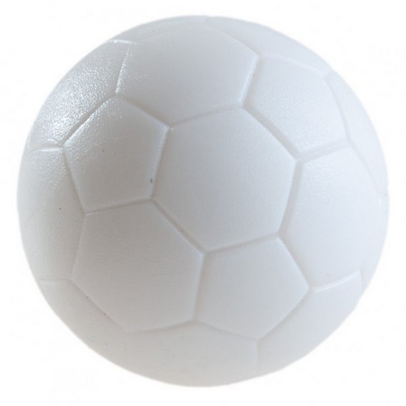 Мяч для настольного футбола WBC текстурный пластик, D 36мм AE-02 белый 800_800