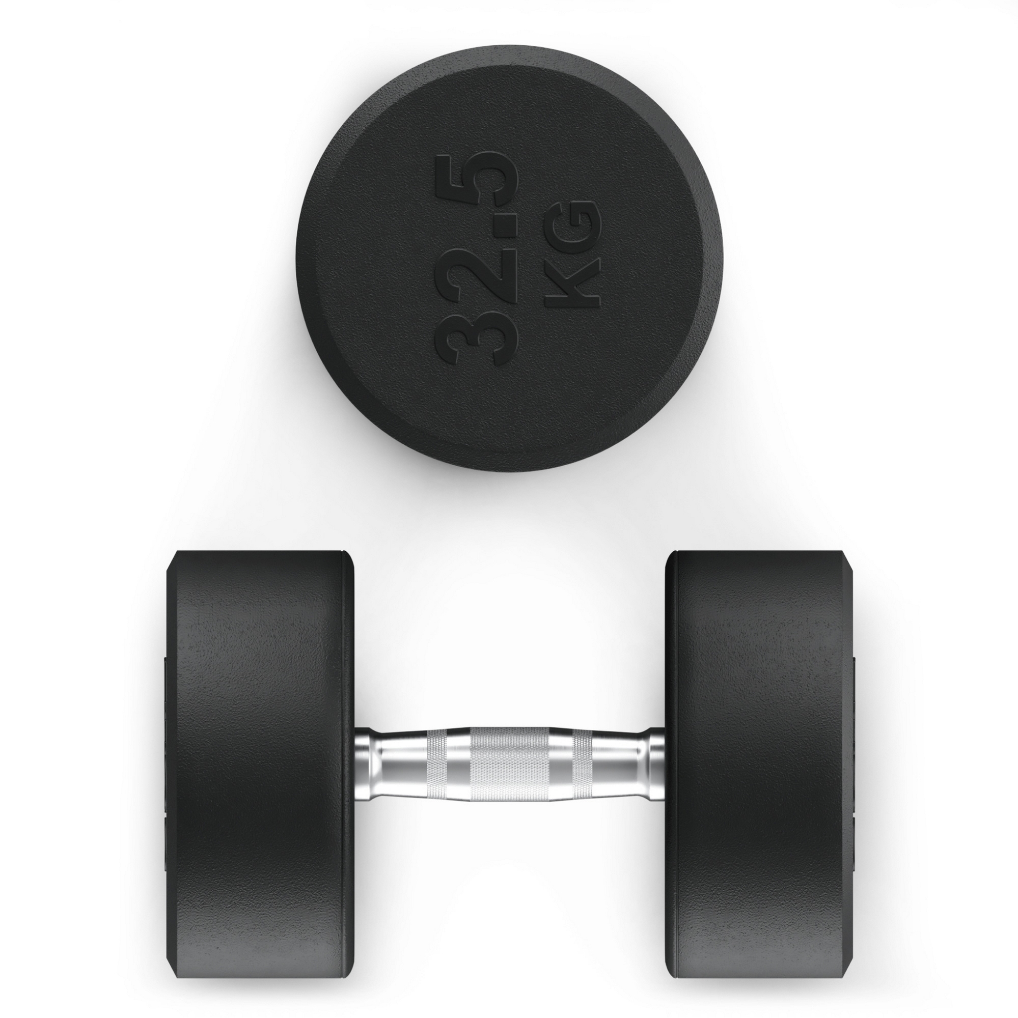 Гантель круглая обрезиненная 32,5 кг UnixFit PRO DBRND32_5PBKx2 2 шт 1999_2000