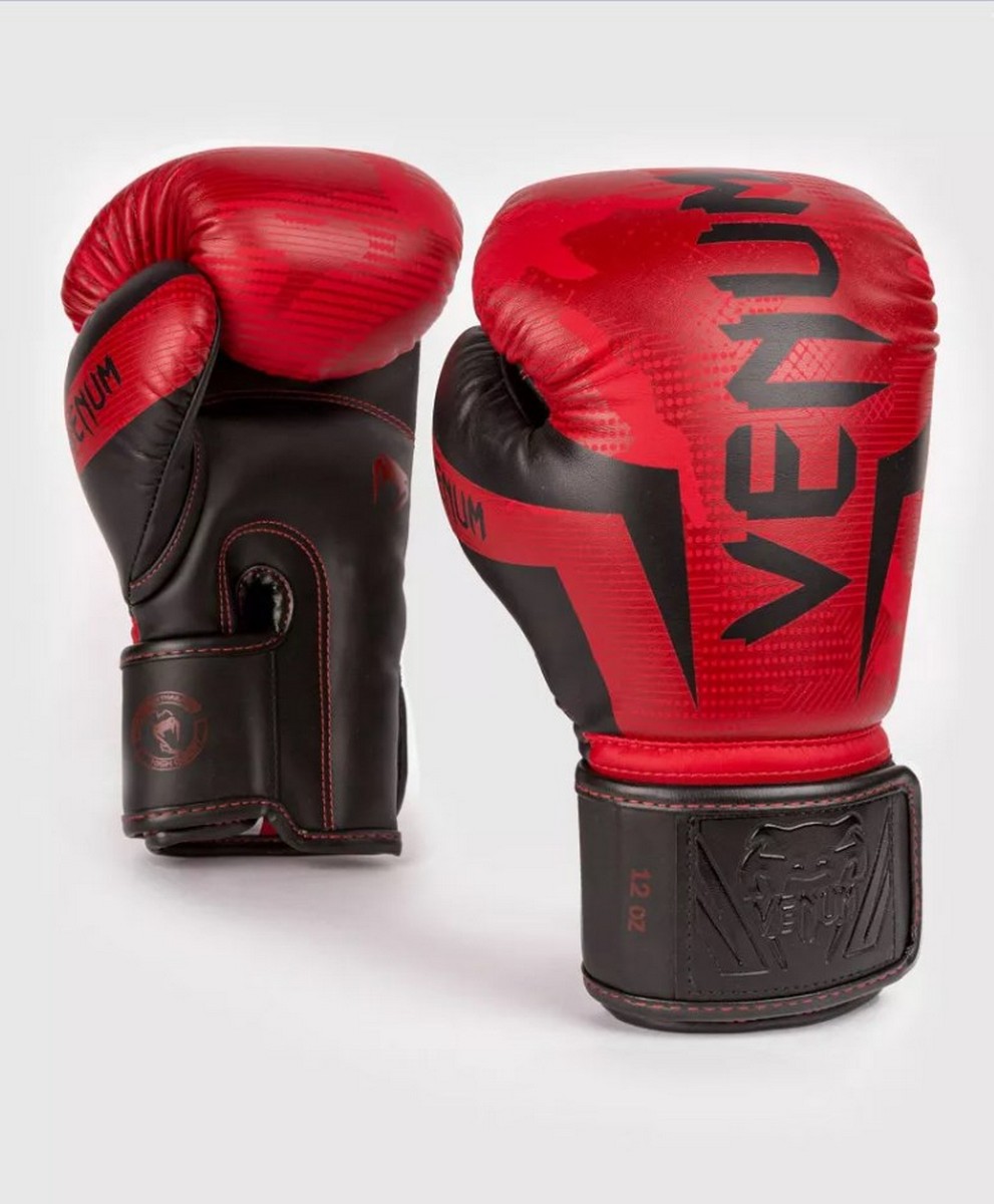 Перчатки Venum Elite 1392-499-12oz красный\камуфляж 991_1200