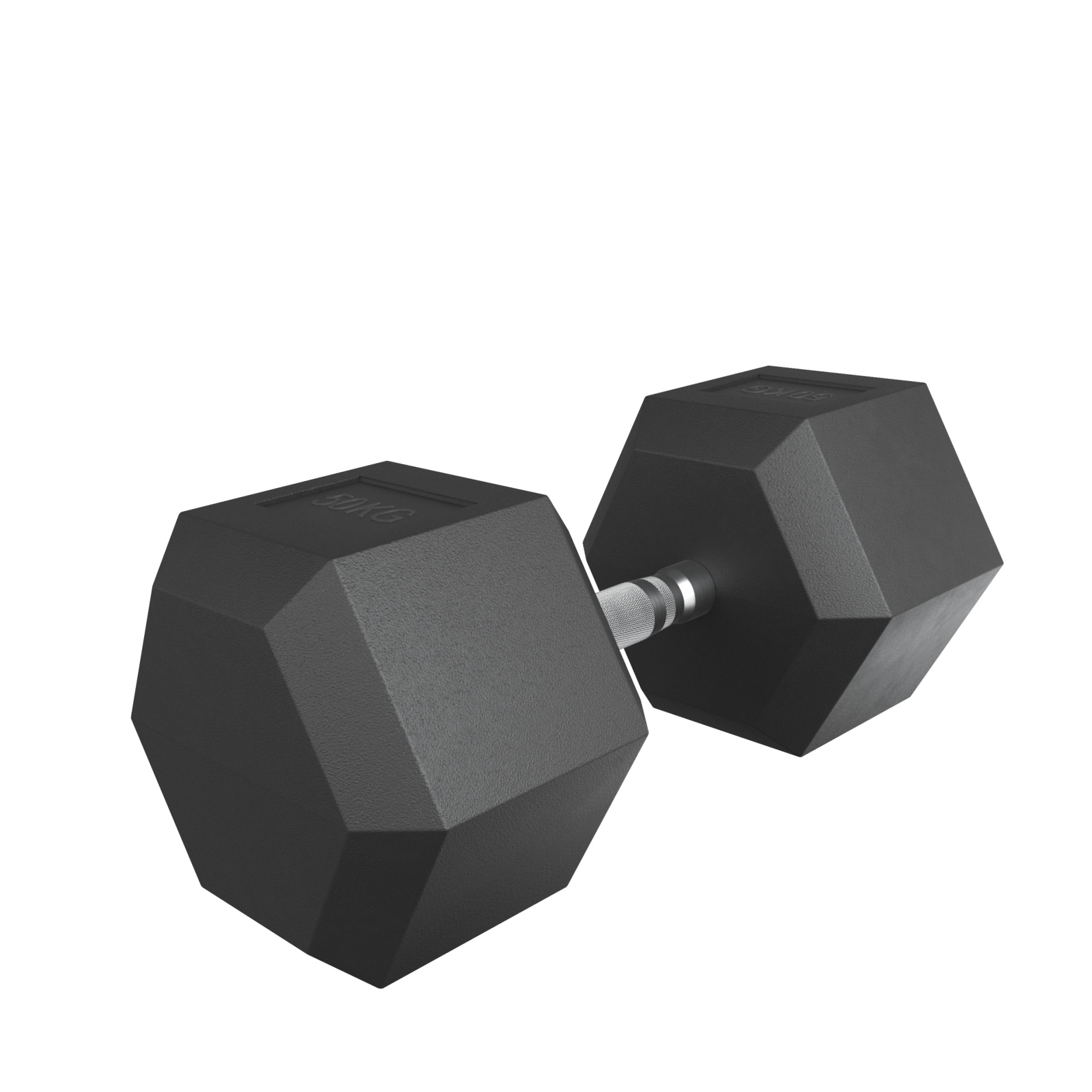 Гантель гексагональная обрезиненная 50 кг UnixFit DBHEX50x2 2 шт 2000_2000