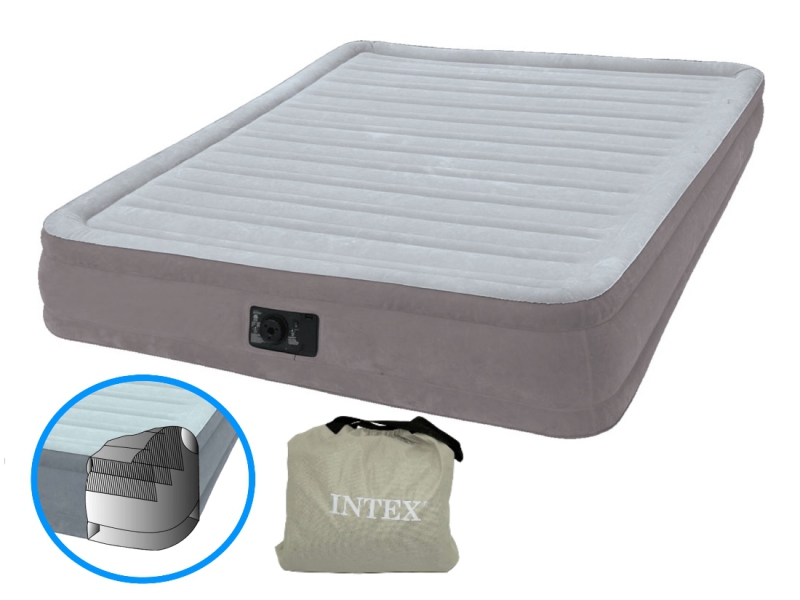 Надувная кровать Intex Comfort-Plush 137х191х33см, встроенный насос 220V 67768 800_600