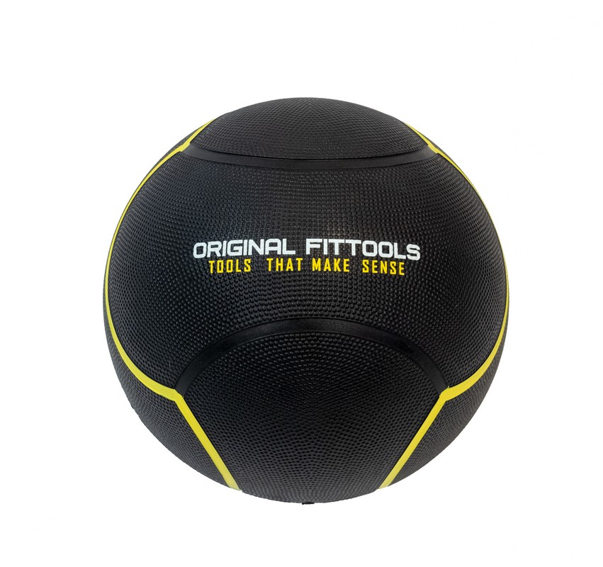 Мяч тренировочный 10 кг Original Fit.Tools FT-UBMB-10 черный 851_800