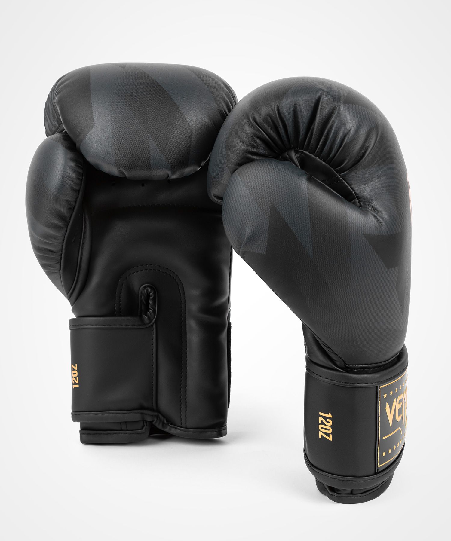 Перчатки Venum Razor Boxing 04689-126-12oz черный\золотой 1500_1800