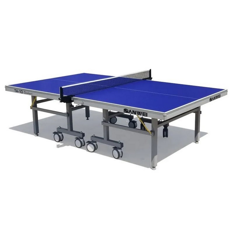 Стол для помещений 25мм Sanwei TA-10 QOMOLANGMA ITTF  TA-10Q синий 799_800