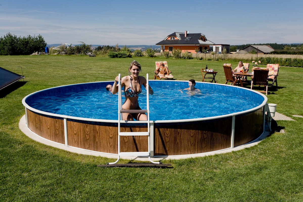 Морозоустойчивый бассейн круглый 550х120см Mountfield Azuro 403DL Premium 1199_800