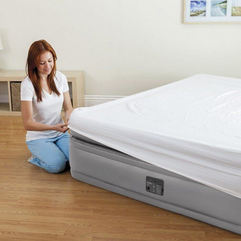Надувная кровать Intex Prime Comfort Elevated 152х203х51см, встроенный насос 220V 64164 800_800