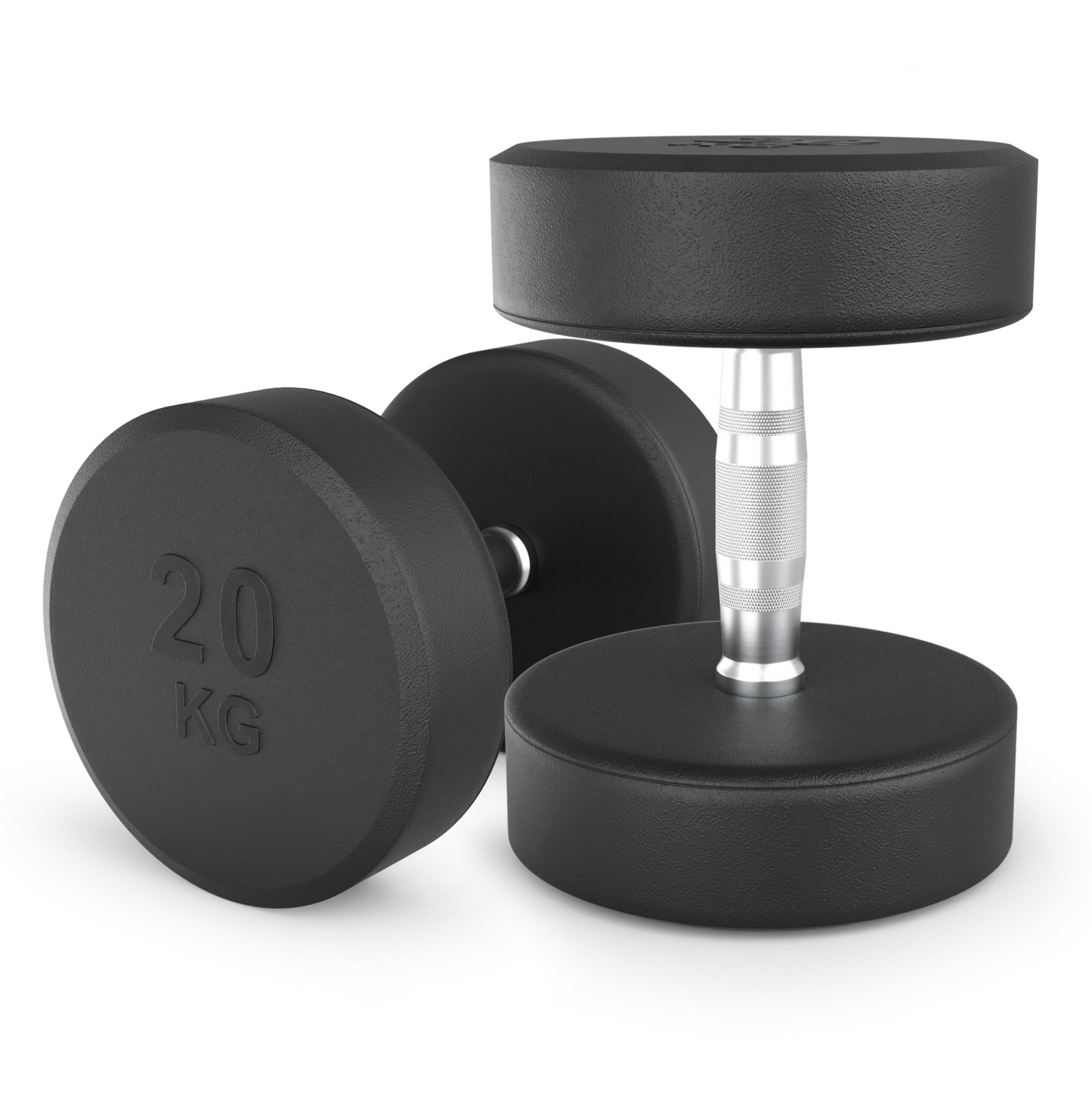 Гантель круглая обрезиненная 20 кг UnixFit PRO DBRND20PBKx2 2 шт 1999_2000