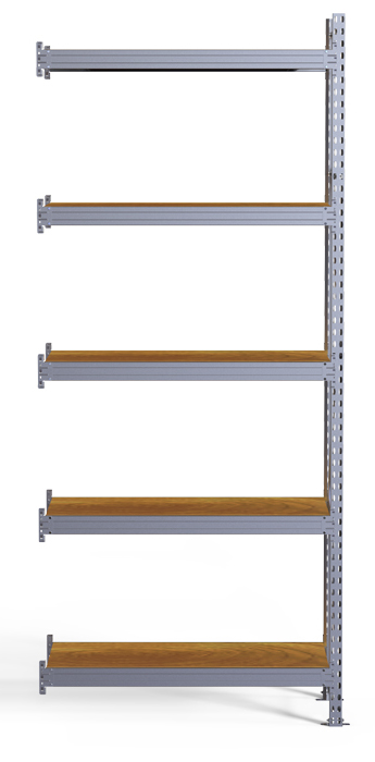 Стеллаж Metall Zavod SGR-V-Zn-ДСП 1565-3,0-DS 300х150х60см 345_700