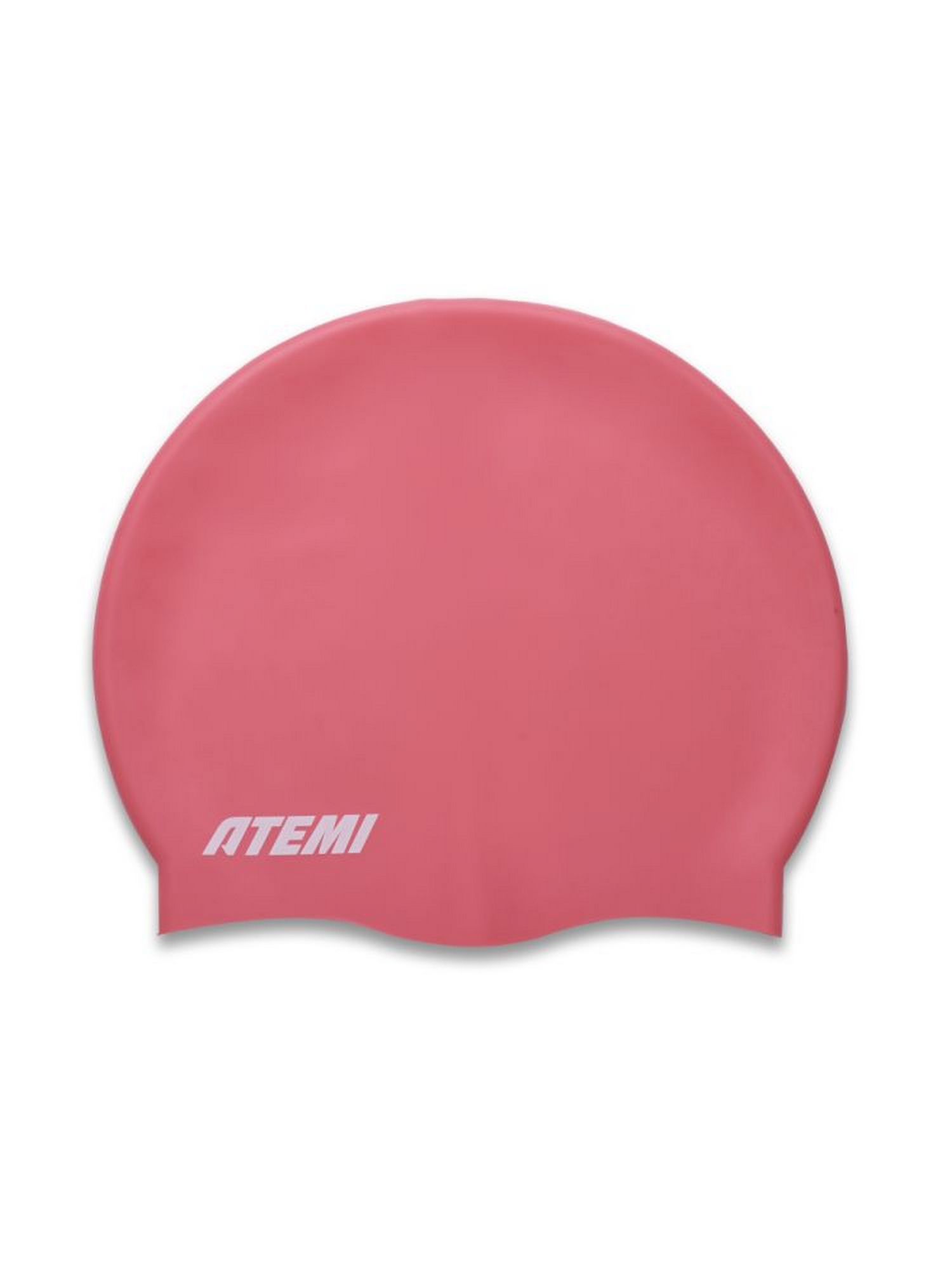 Шапочка для плавания Atemi light silicone cap Bright red  FLSC1R красный 1500_2000