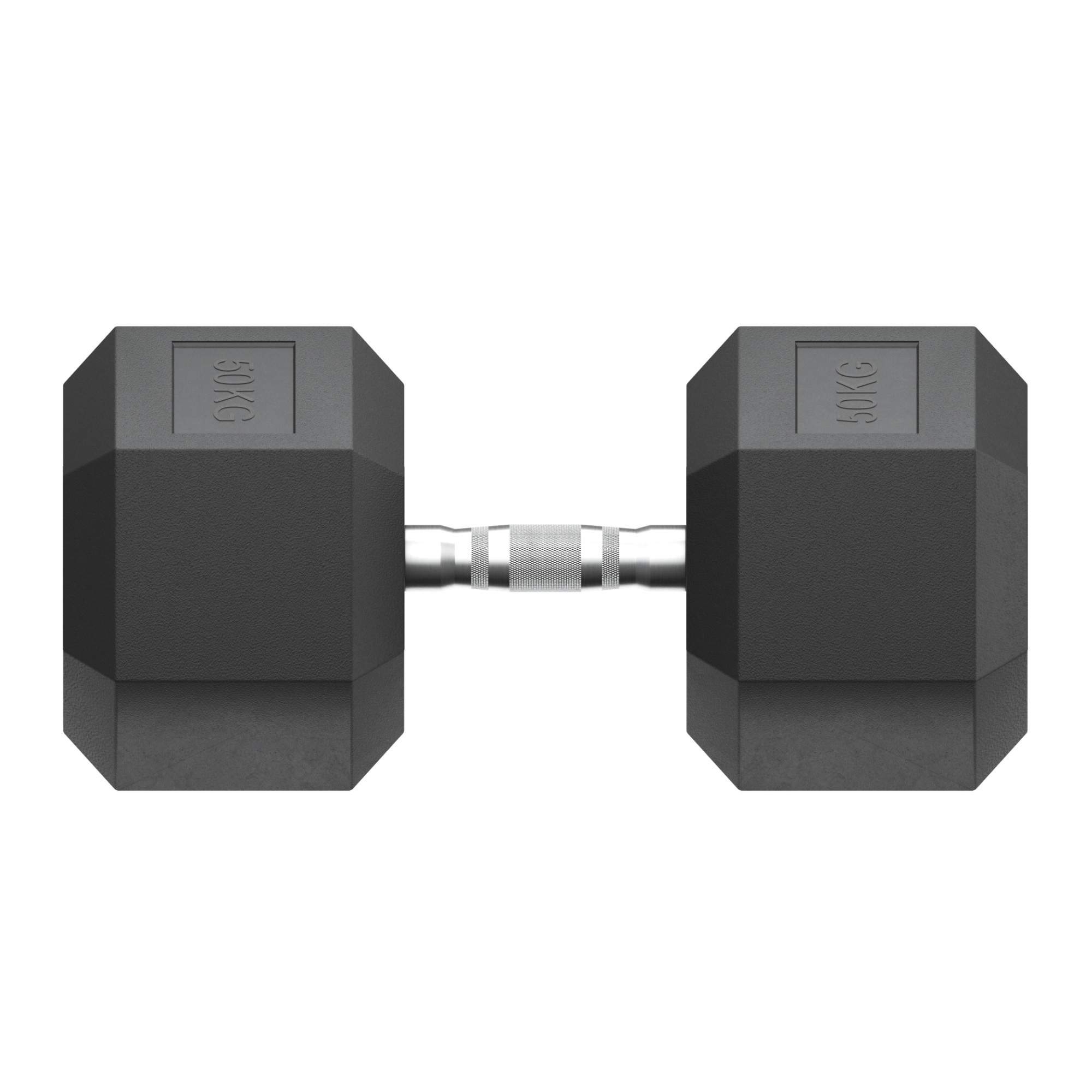 Гантель гексагональная обрезиненная 50 кг UnixFit DBHEX50x2 2 шт 2000_2000